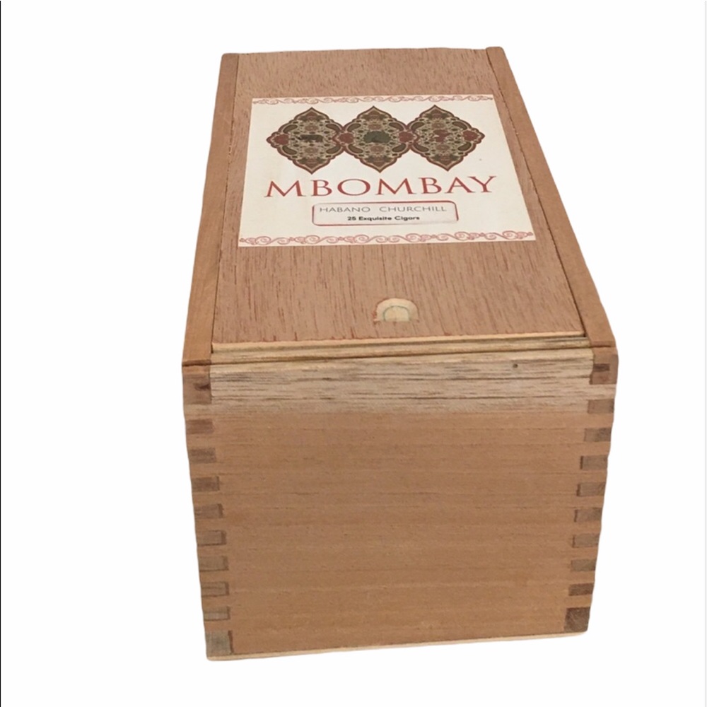 🧳3/$20🧳 MBOMBAY WOOD CIGAR BOX